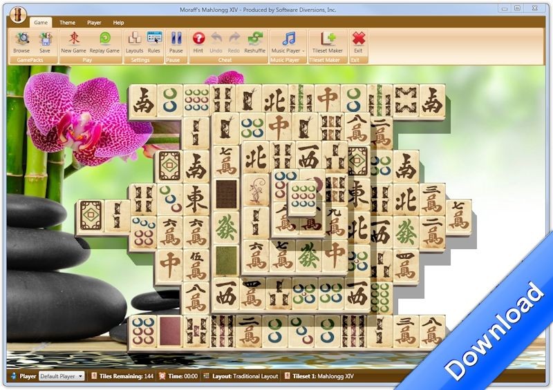 MahJongg Download - Moraff's MahJongg