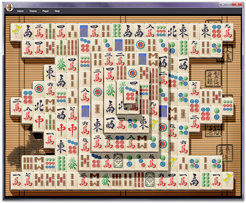 mahjong solitaire layout