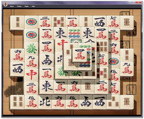 mahjong solitaire layout